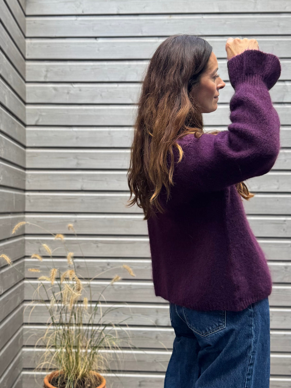 Gilet NICK aubergine