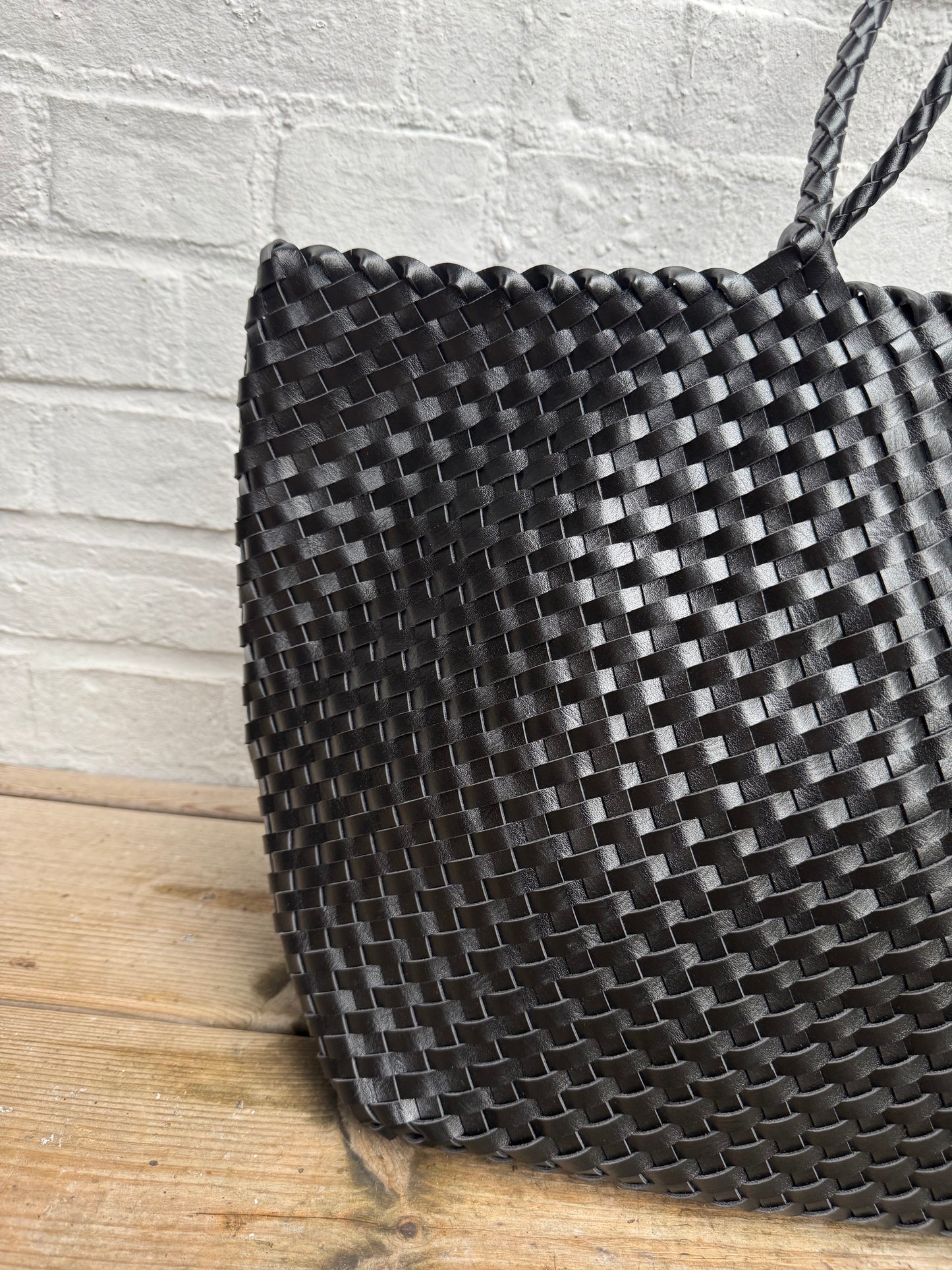 Sac ISAURE tressé noir