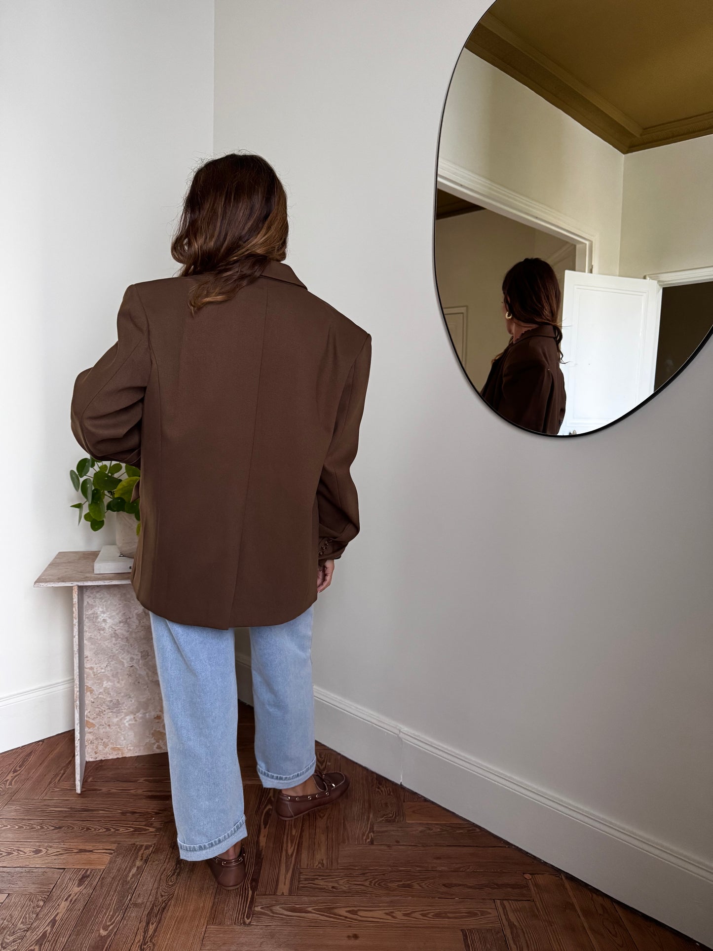 Blazer JACK oversize chocolat