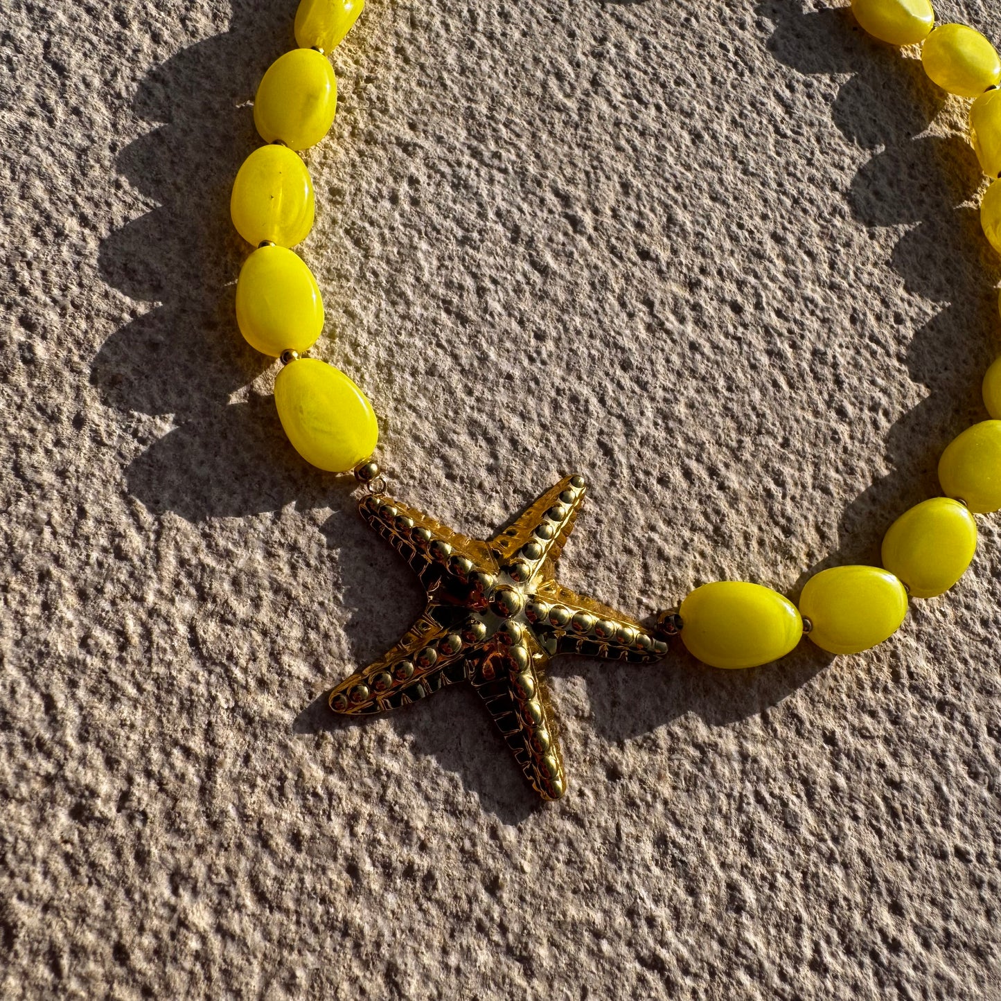 Collier STAR jaune