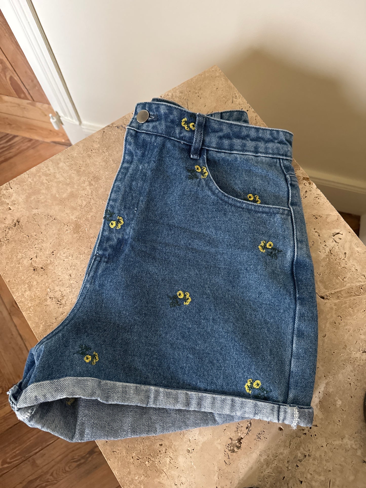 Short PÂQUERETTES denim
