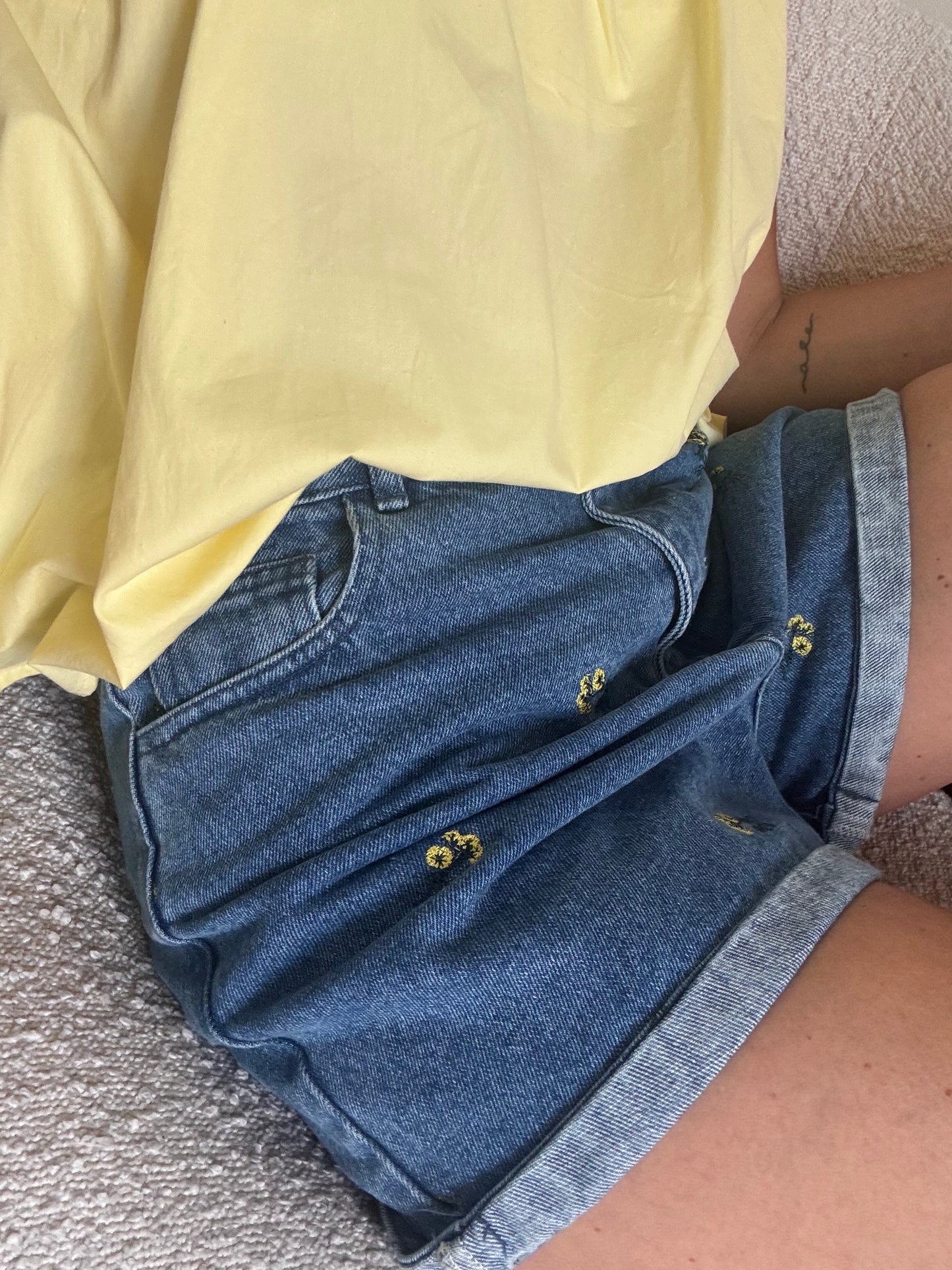 Short PÂQUERETTES denim