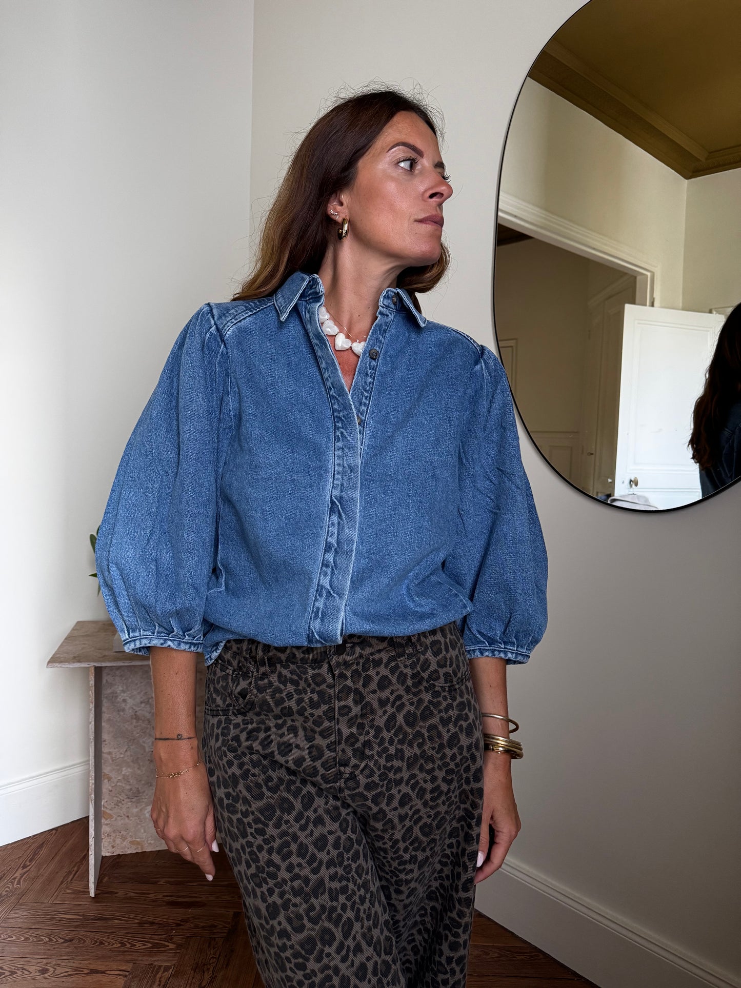 Blouse FLO denim bleu