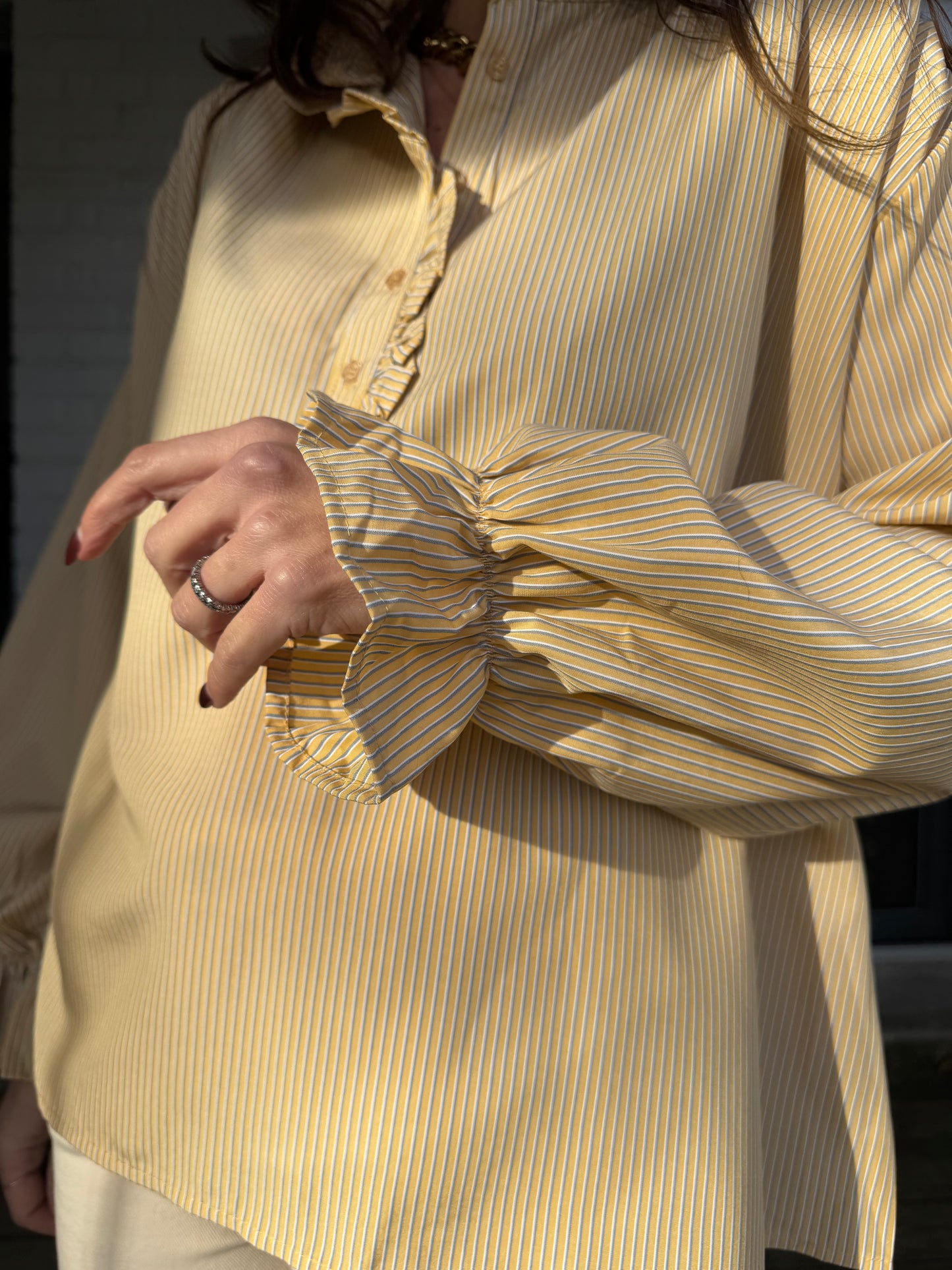 Blouse SOLAL rayée jaune