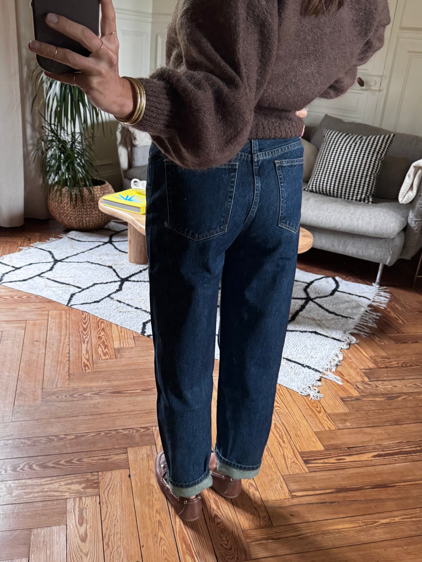 Jean balloon HUGO bleu