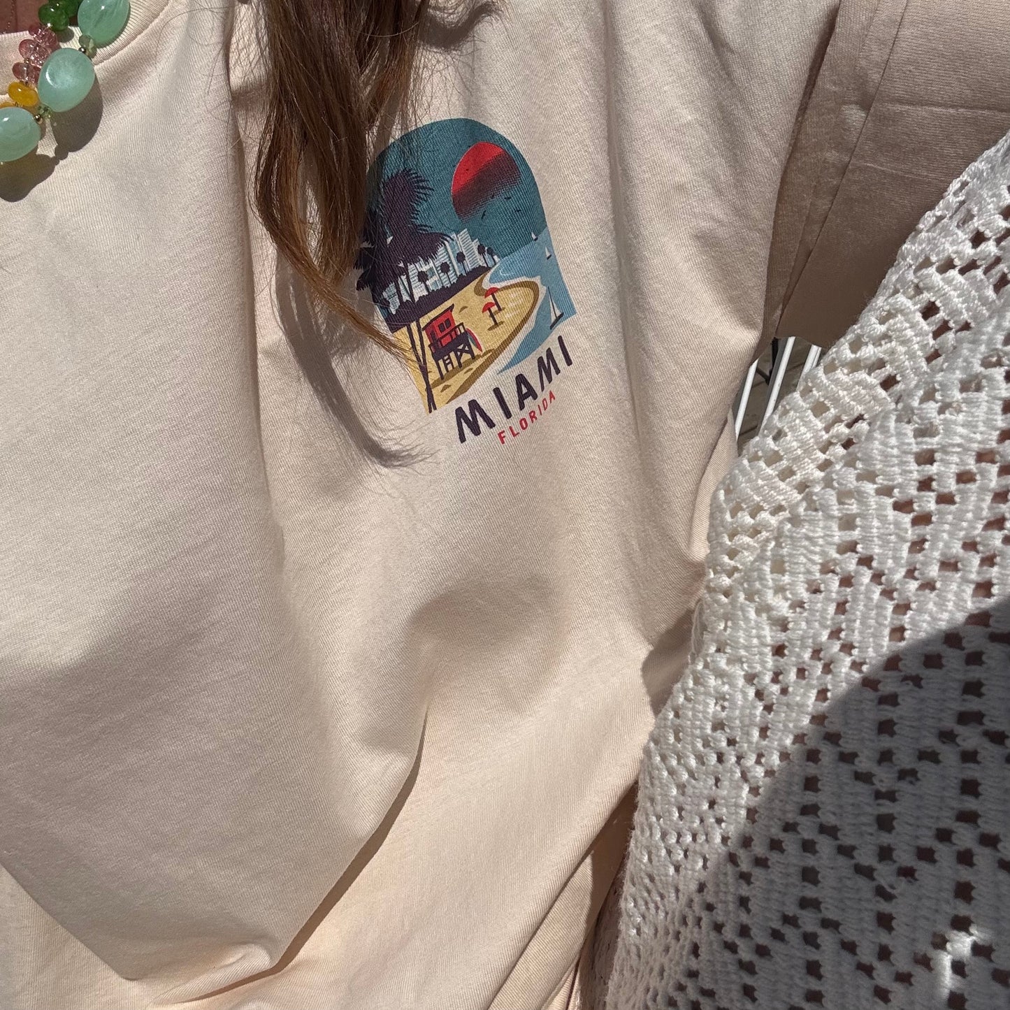 T-shirt MIAMI beige