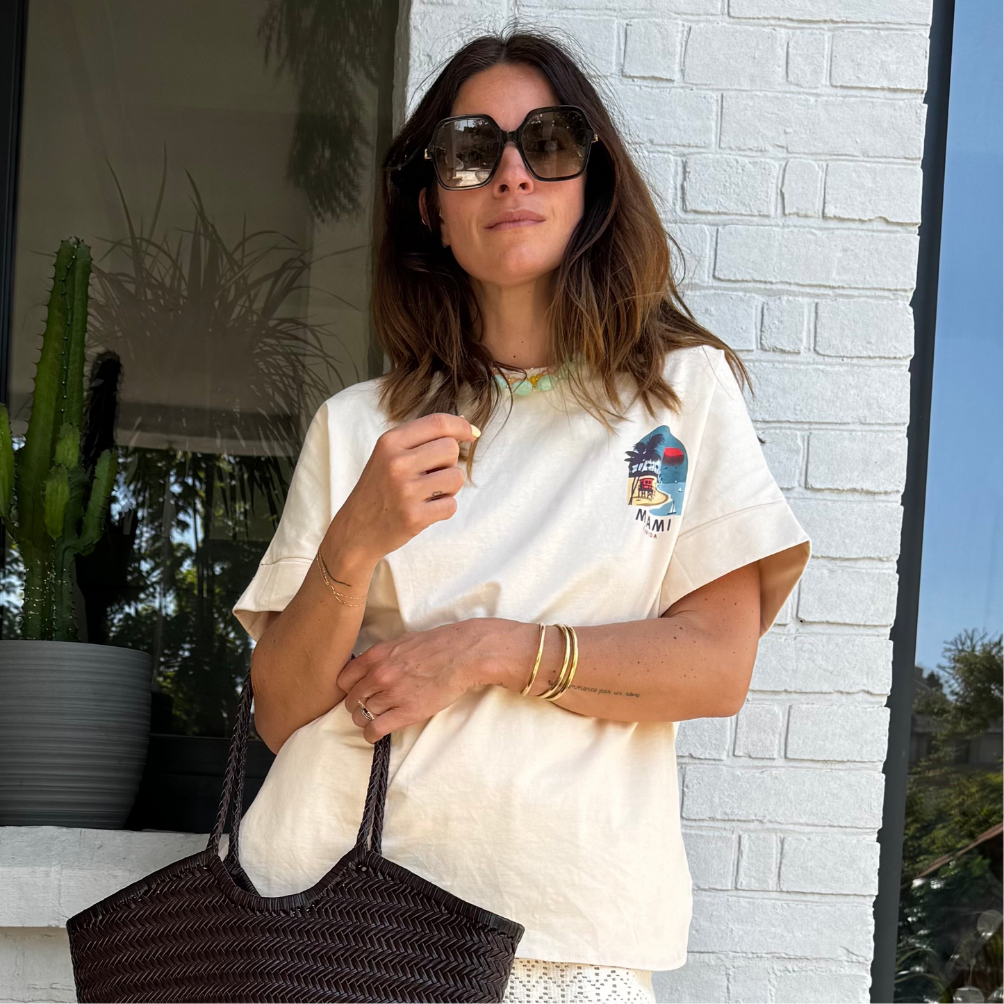 T-shirt MIAMI beige