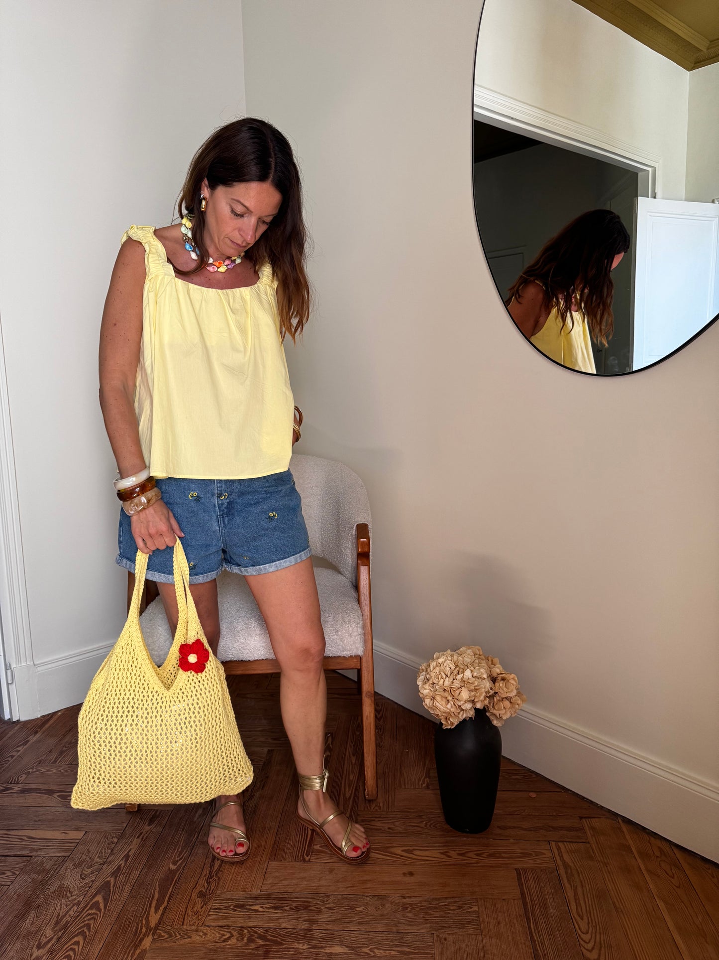 Short PÂQUERETTES denim