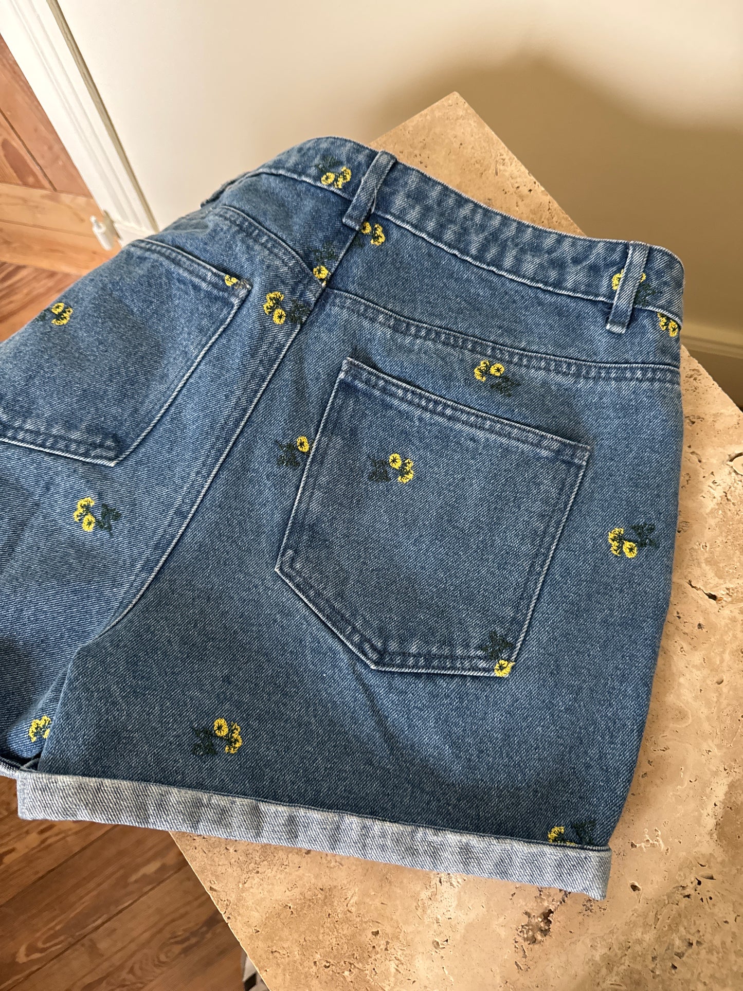 Short PÂQUERETTES denim