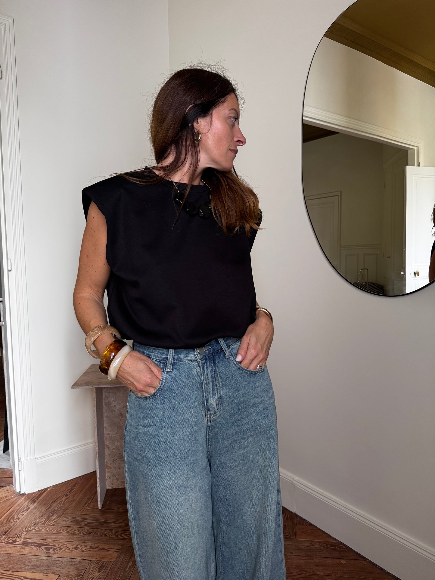 T-shirt PAULETTE noir