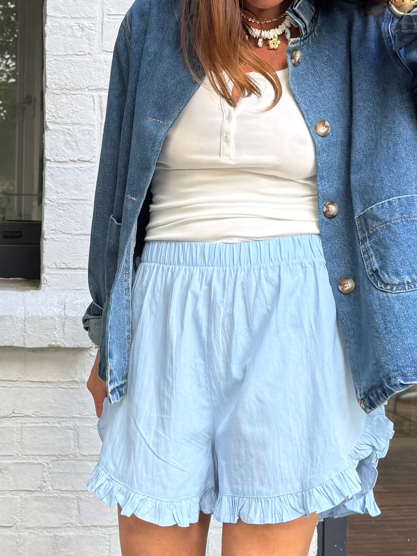 Short ARIEL bleu
