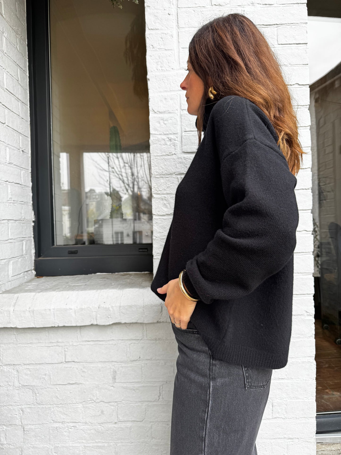 Pull col roulé ARTHUR noir