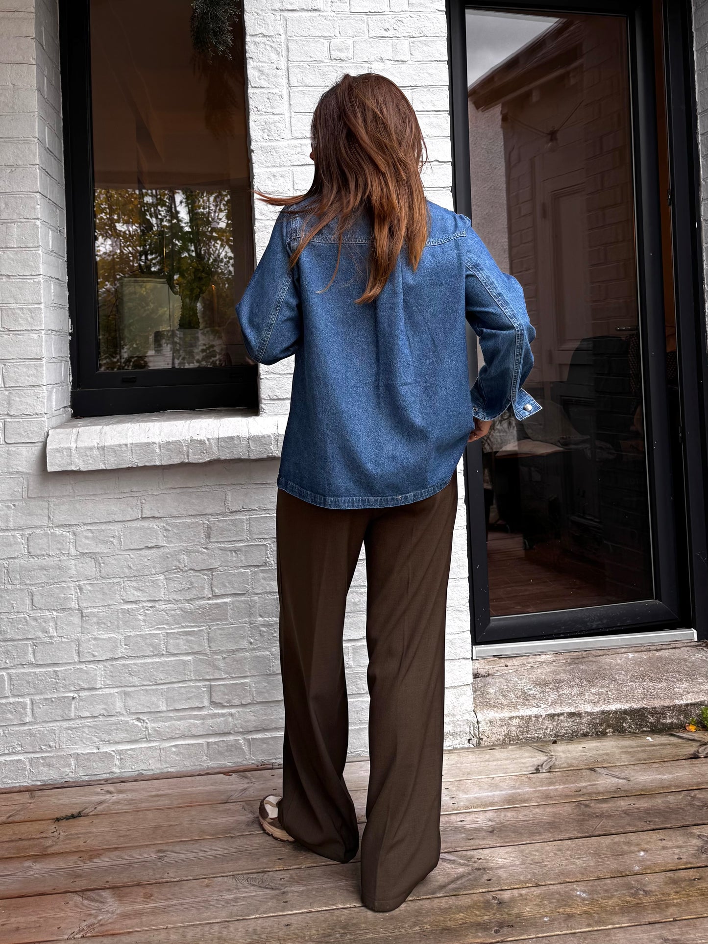 Blouse JEANNE denim bleu