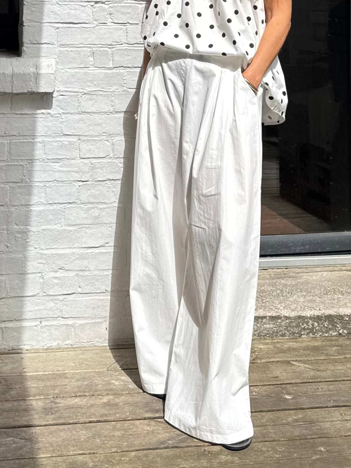 Pantalon ALBAN blanc