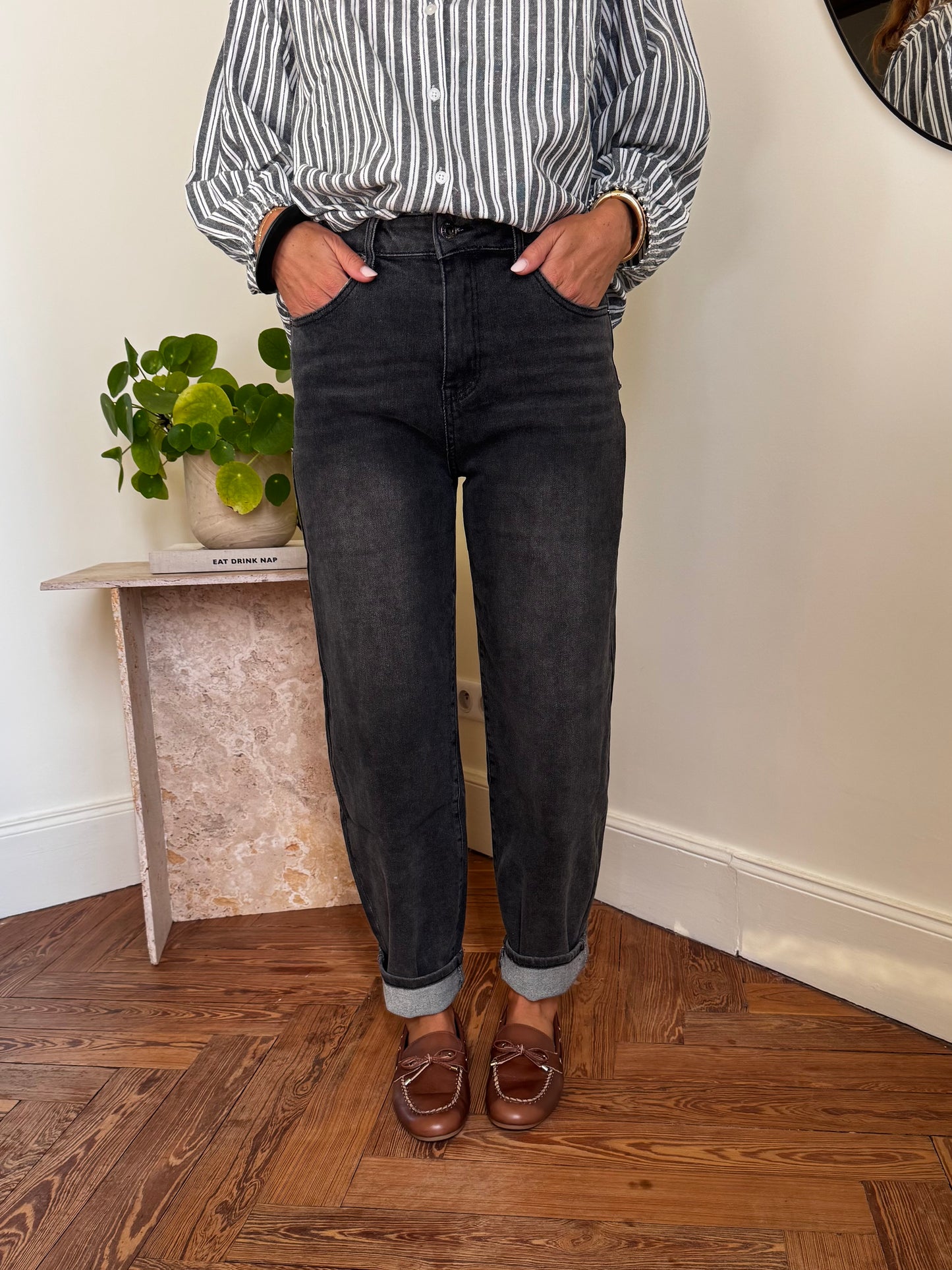 Jean CLOVIS noir délavé