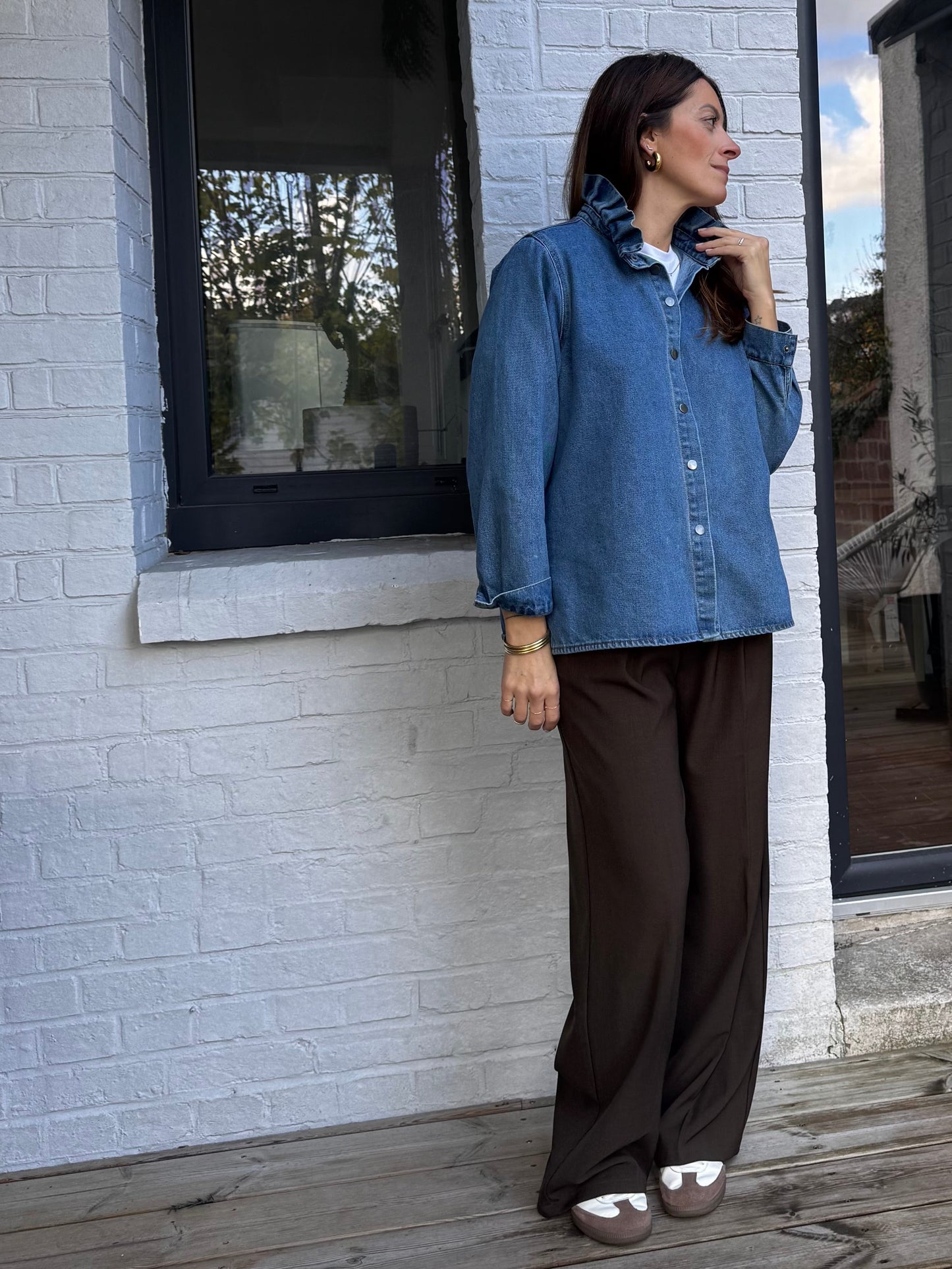 Chemise DÉSIRÉE denim bleu