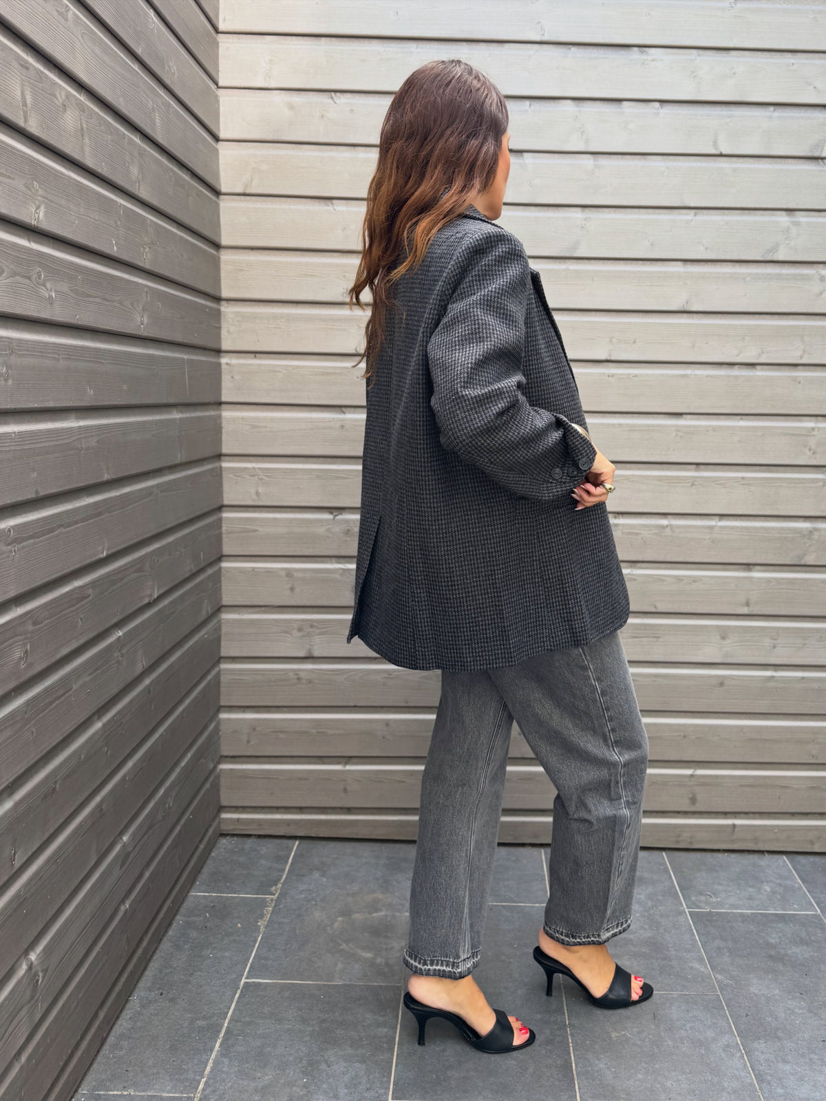 Blazer CLEMENCE gris/noir