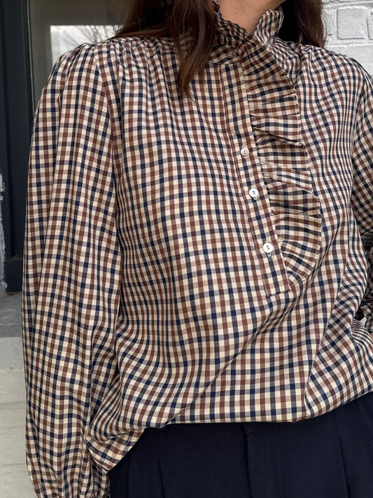 Blouse LUCIE à carreaux