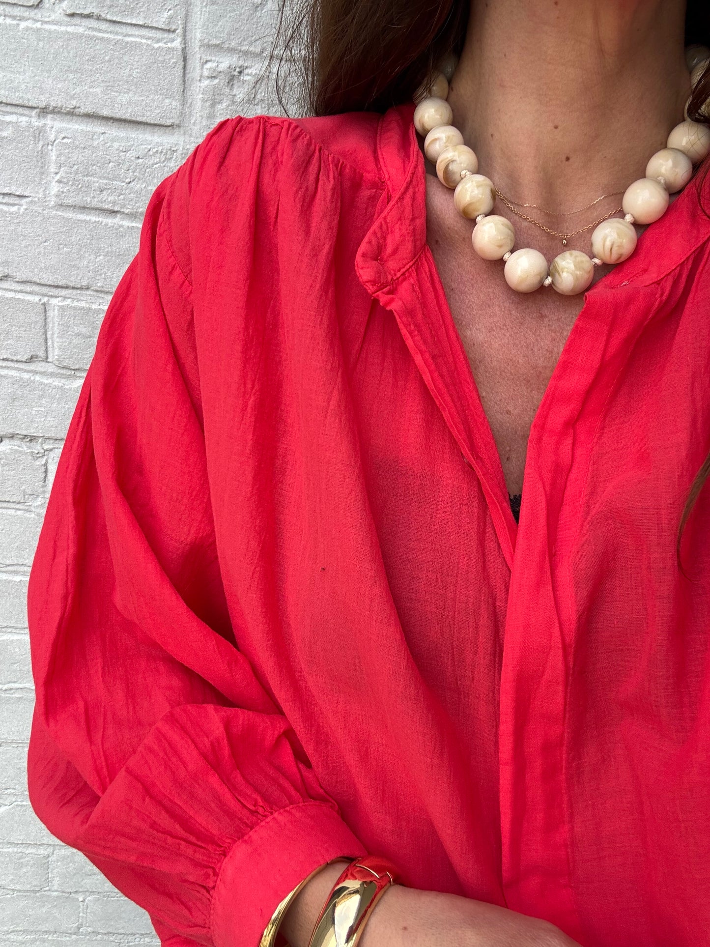Collier BOLA écru