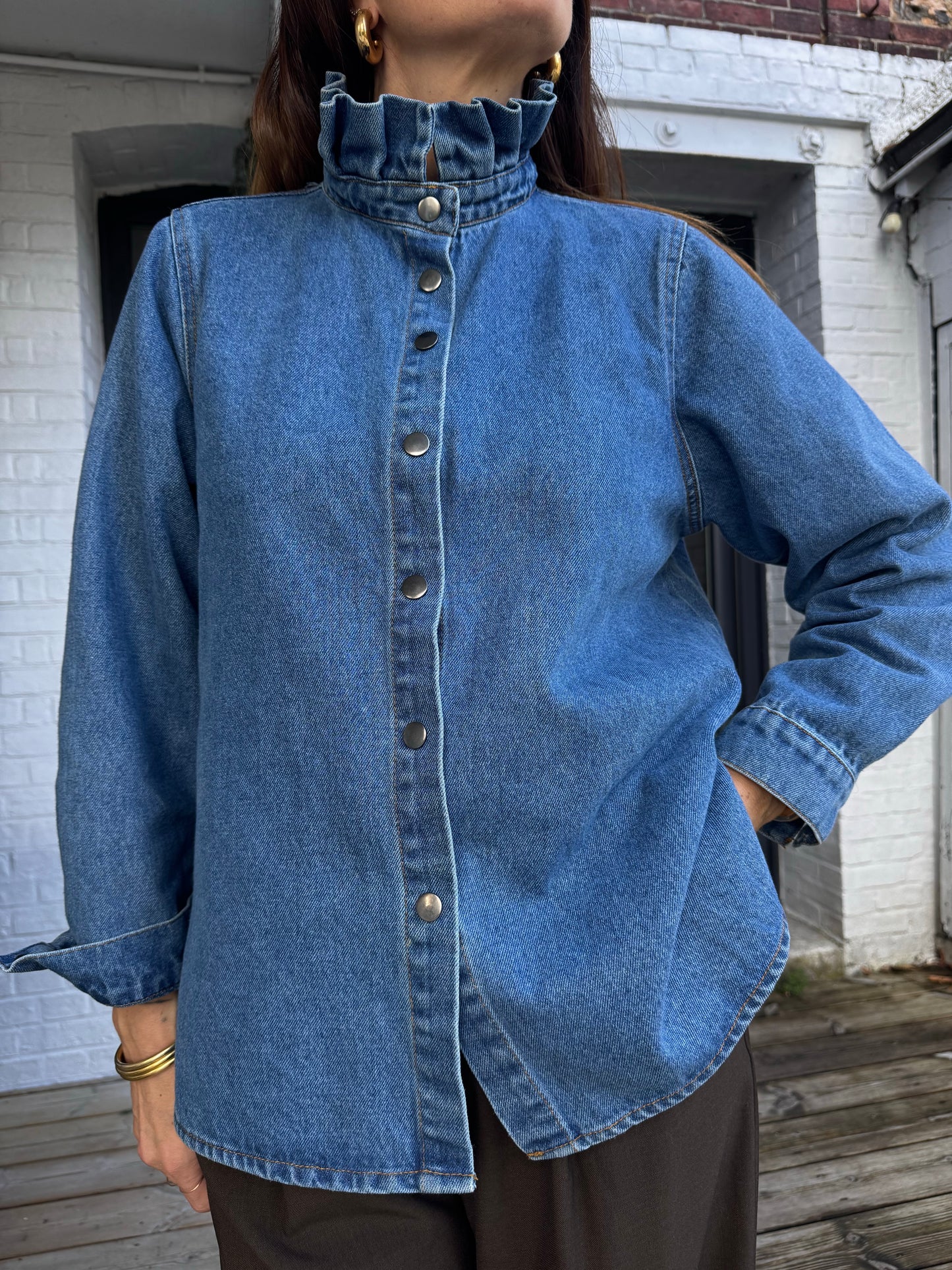 Chemise DÉSIRÉE denim bleu
