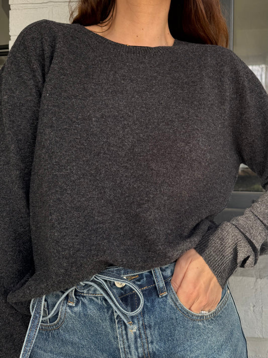 Pull GERMAIN gris anthracite