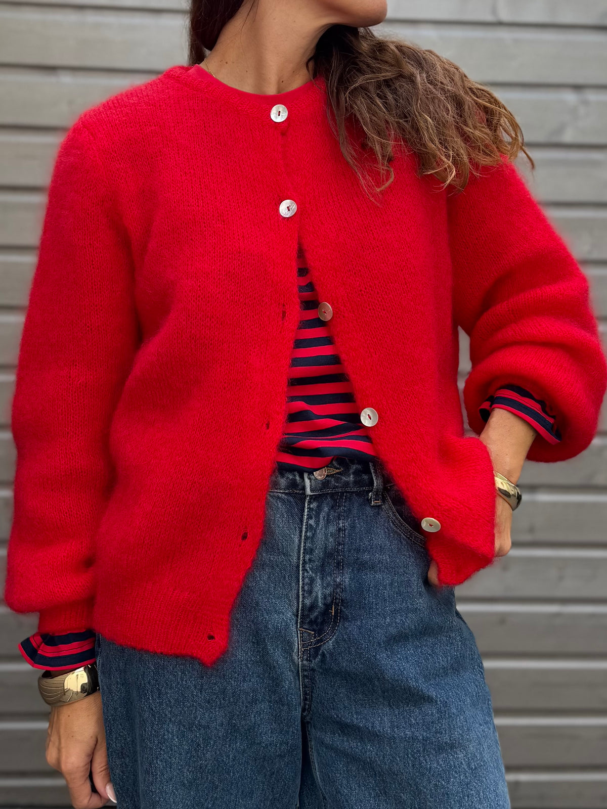 Gilet MARIUSO rouge