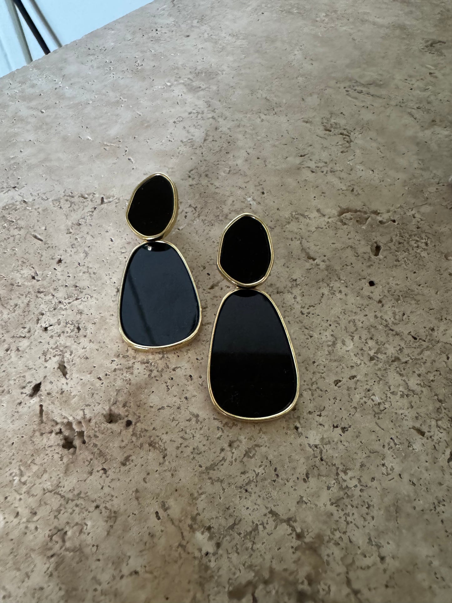 Boucles d’oreilles MAY noires