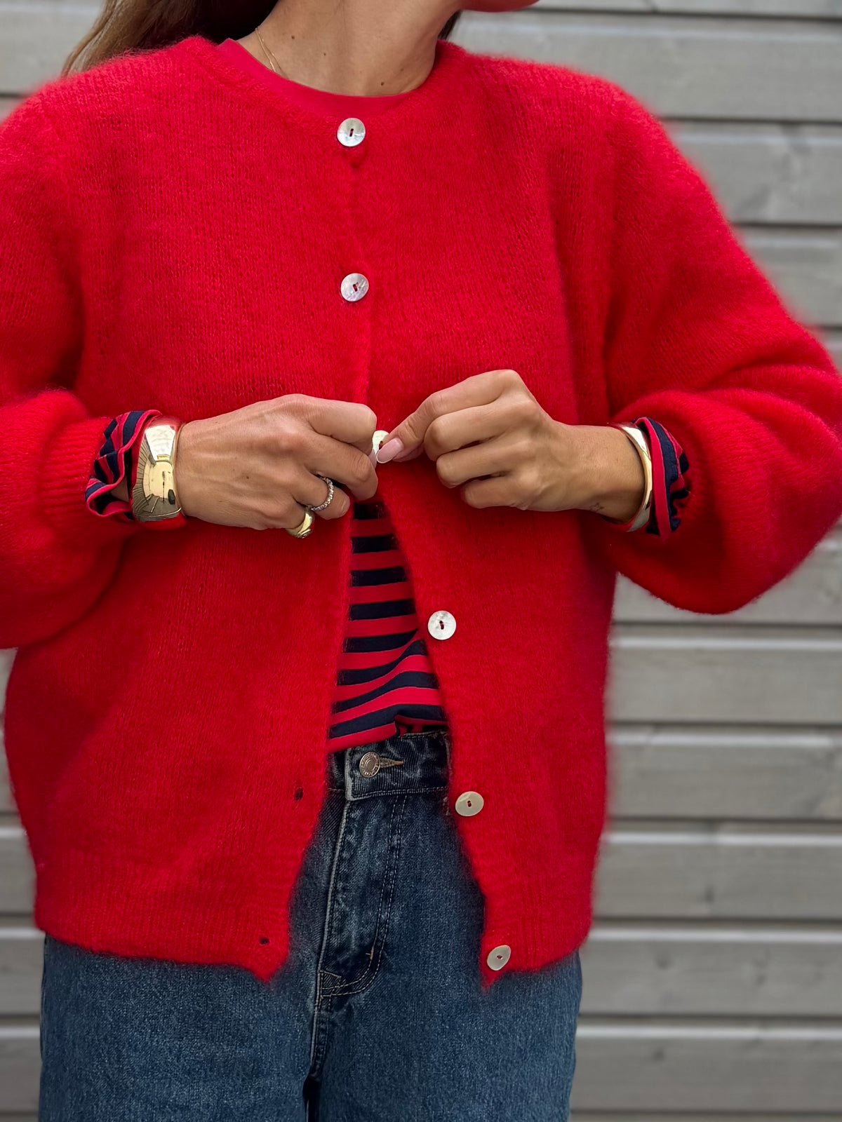 Gilet MARIUSO rouge