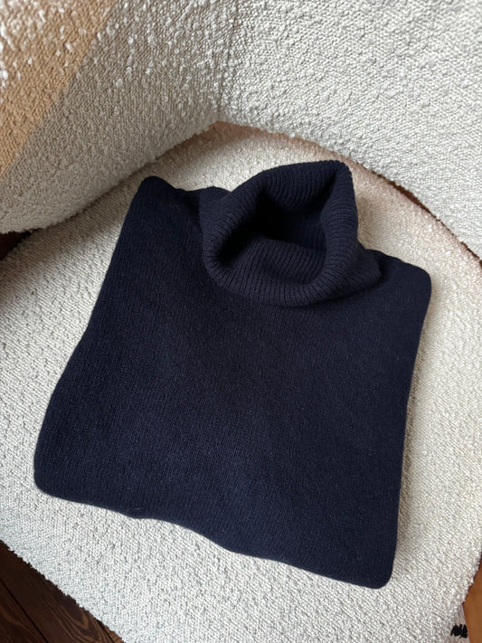 Pull col roulé ARTHUR Marine