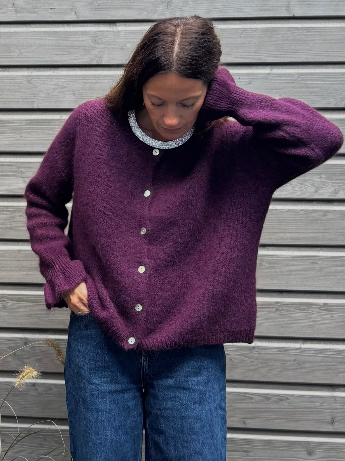 Gilet NICK aubergine