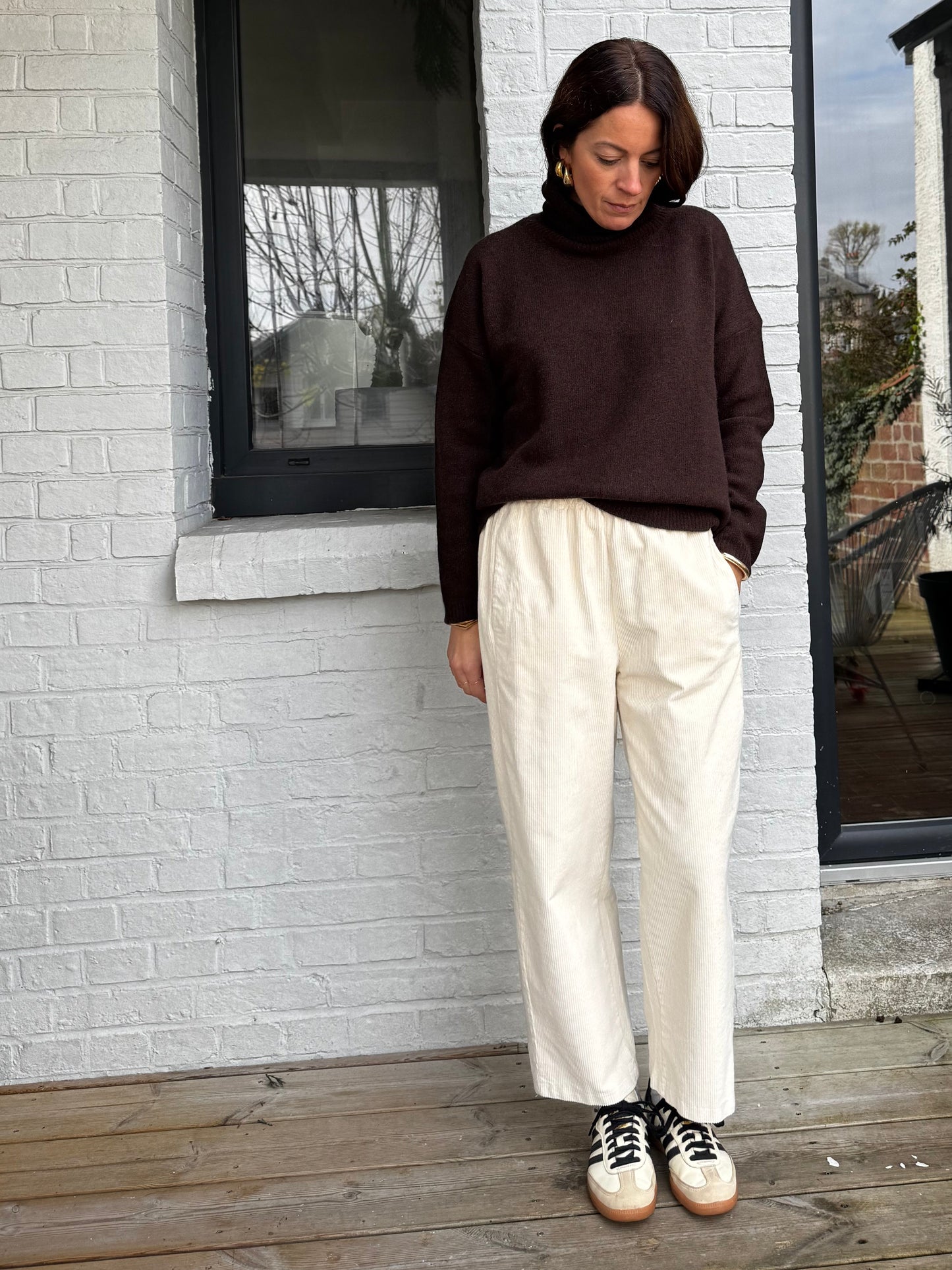 Pull col roulé ARTHUR choco