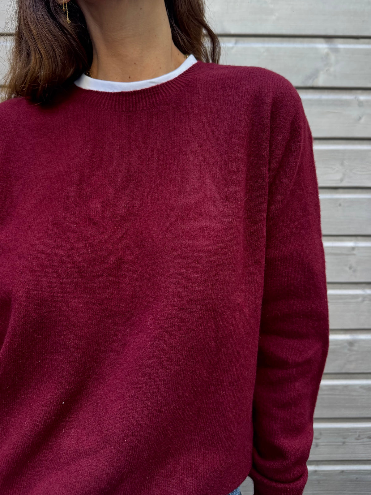 Pull GERMAIN bordeaux