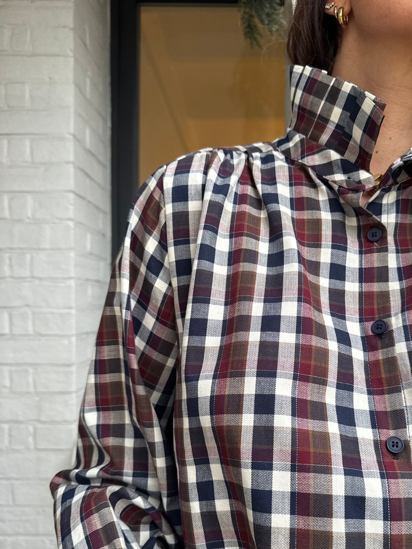 Blouse CHLO à carreaux