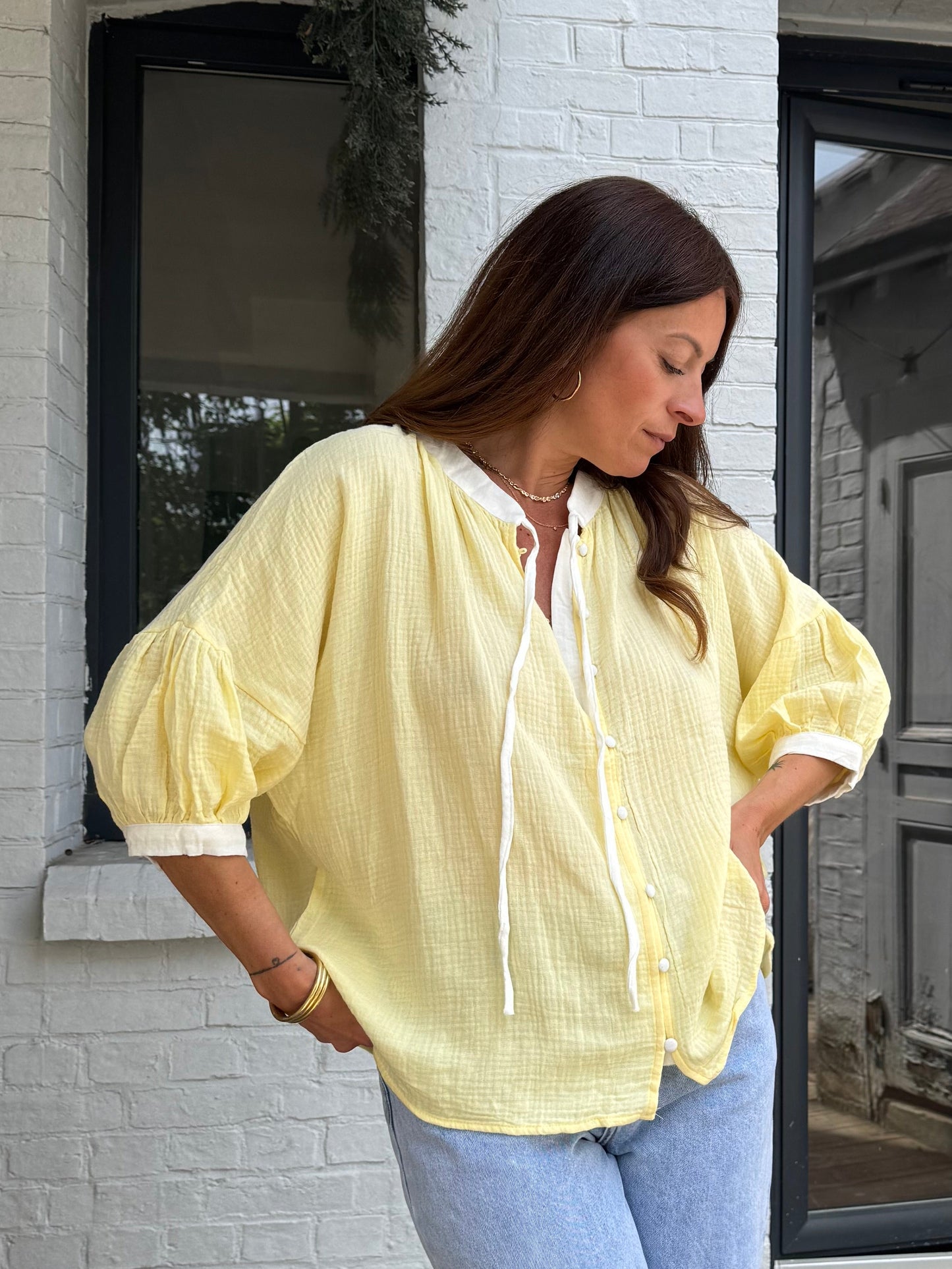 Blouse NORA jaune