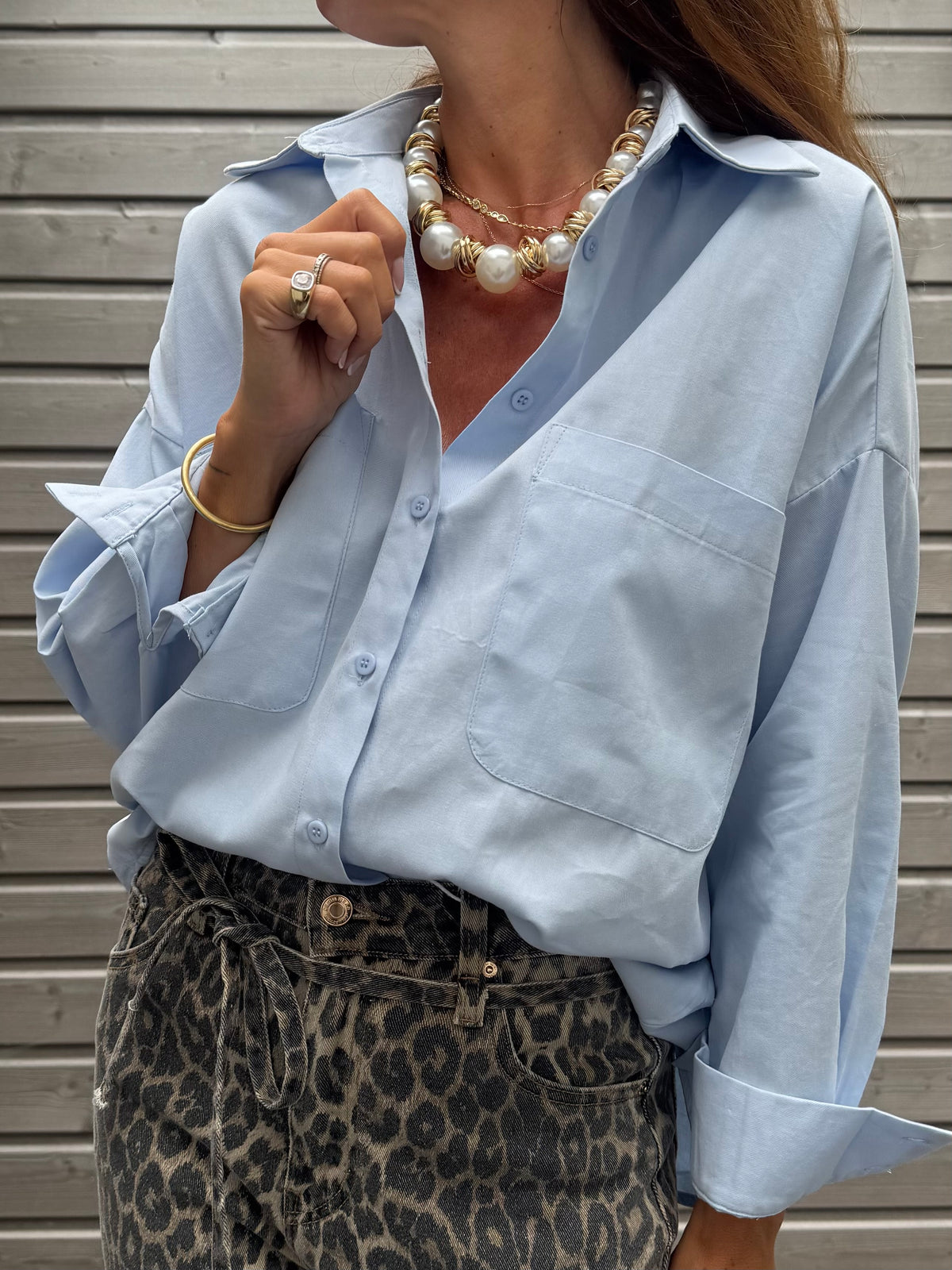 Chemise COLINE bleue