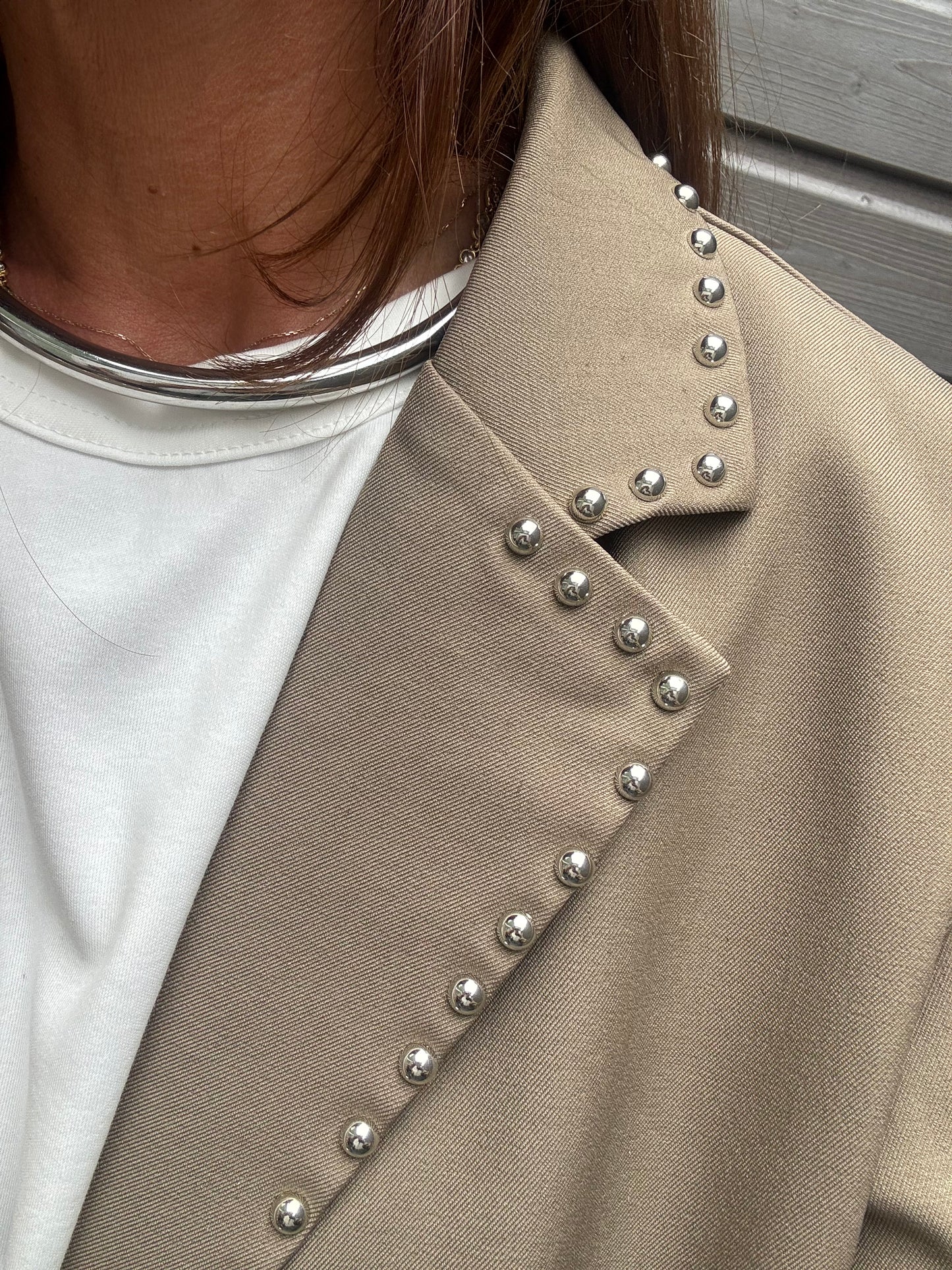 Blazer AYO beige clous