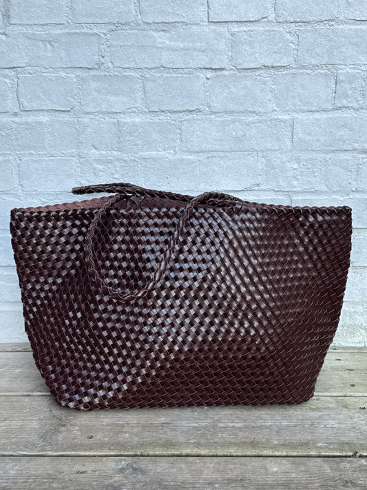 Sac ISAURE tressé choco