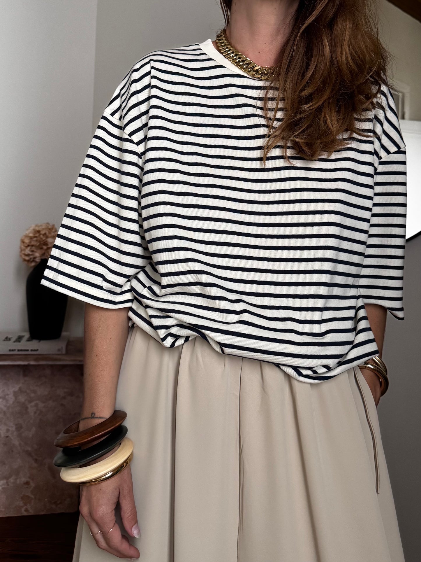 T-shirt MARIN rayé bleu