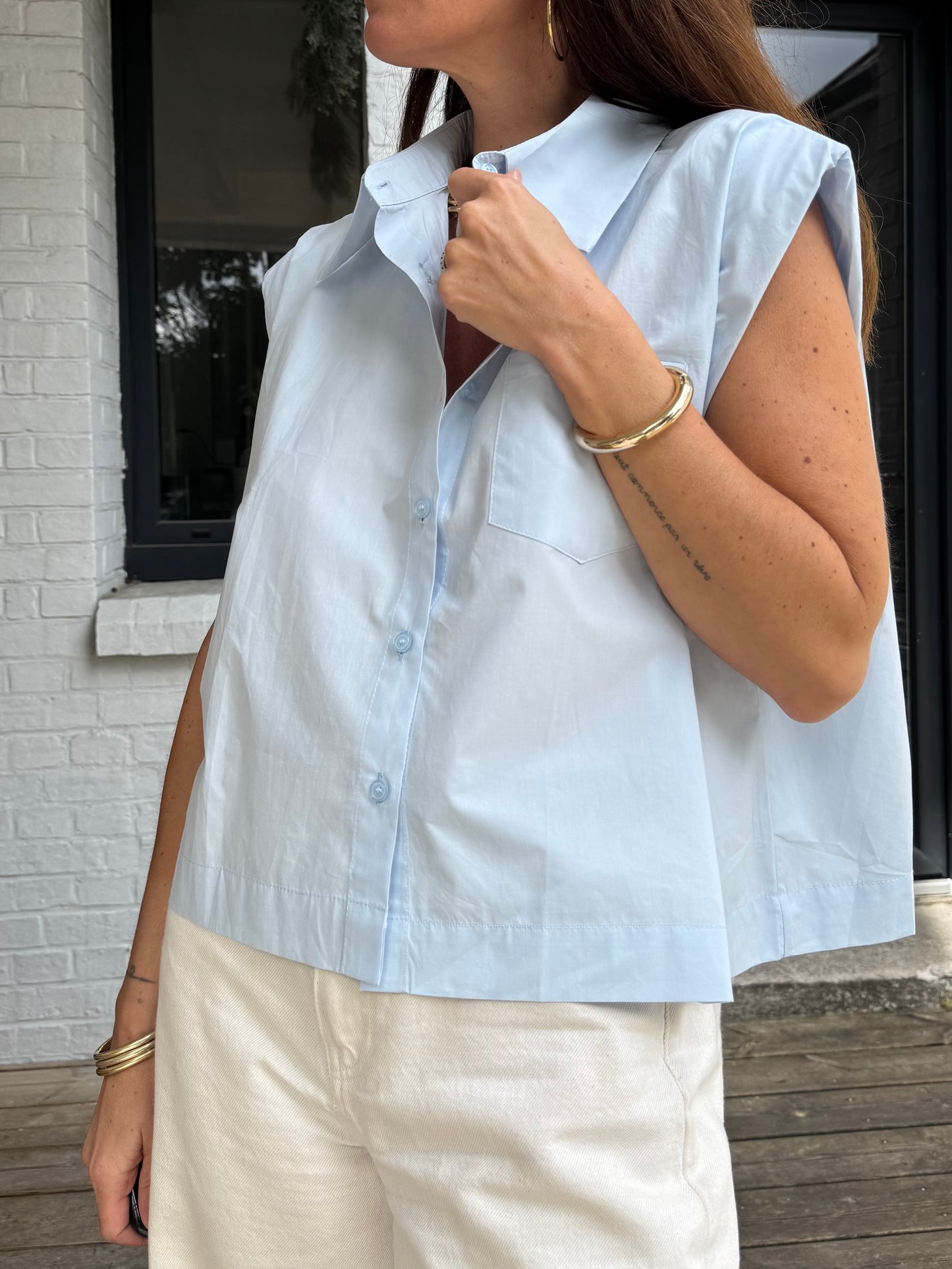 Chemise VALENTINE bleue