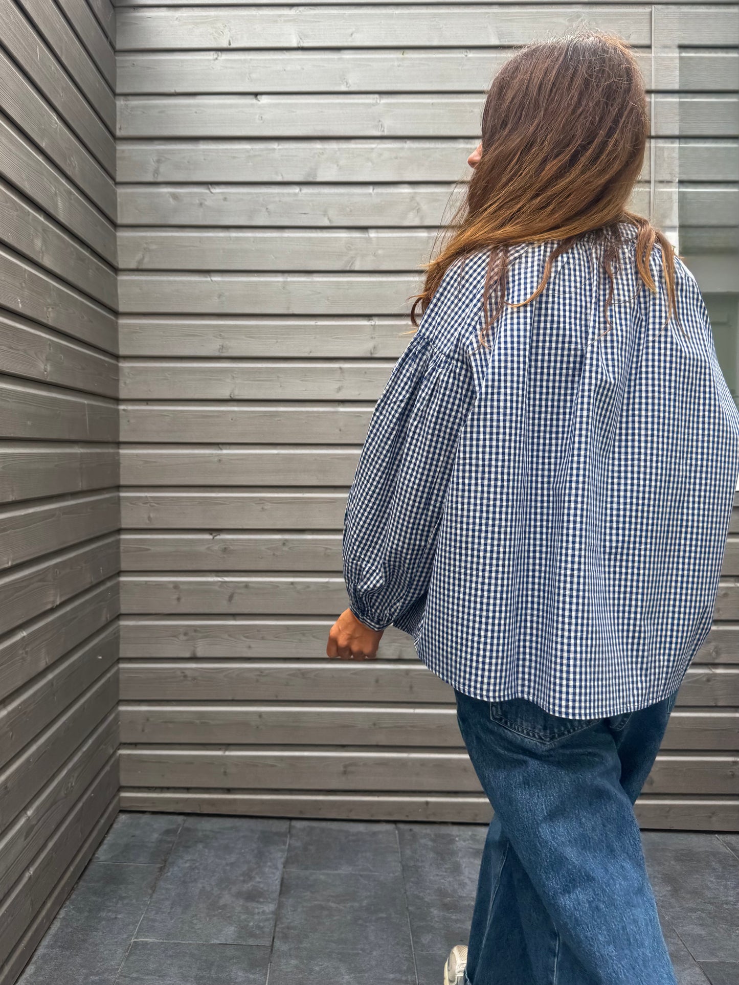 Blouse CASSY Vichy marine
