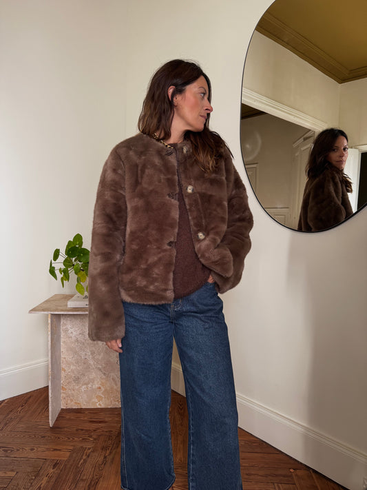 Manteau HARRY fausse fourrure