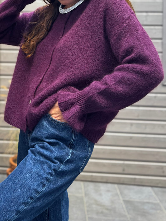 Gilet NICK aubergine