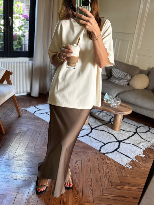 Jupe GLOW marron glacé
