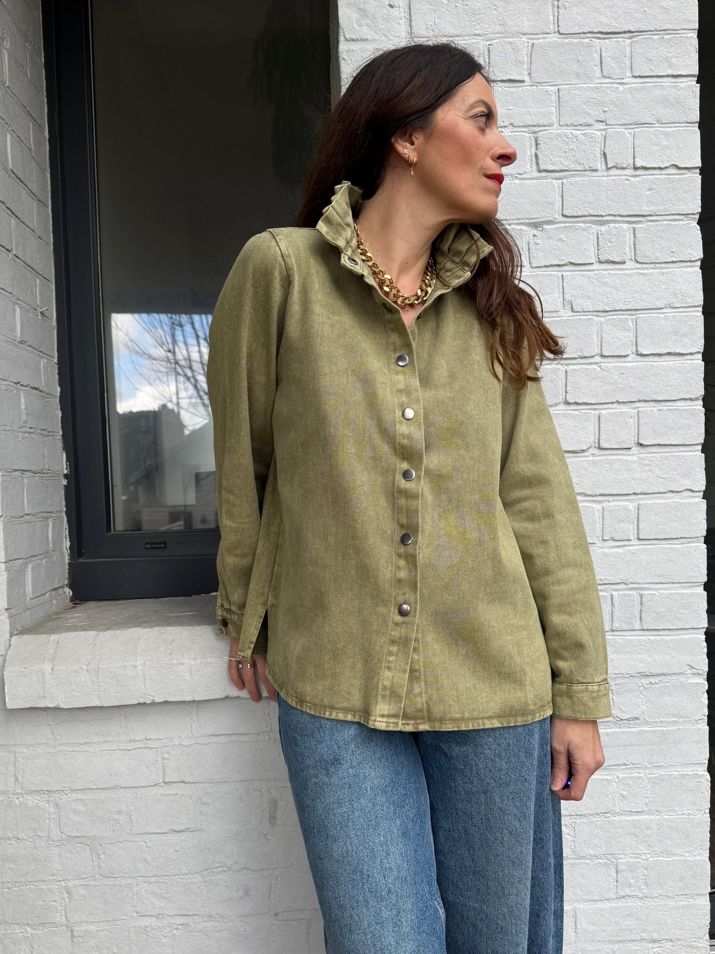 Chemise DÉSIRÉE kaki