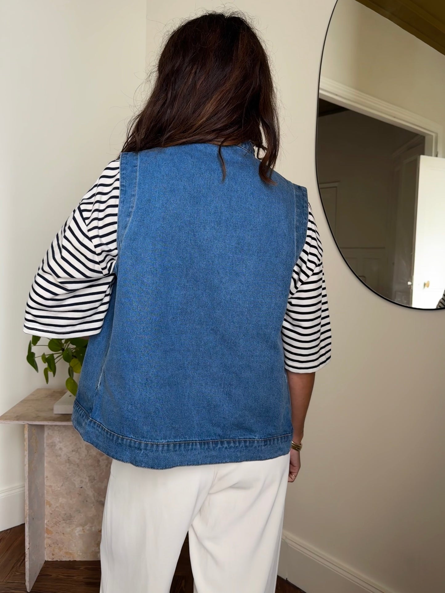 Veste ROMY jean sans manches