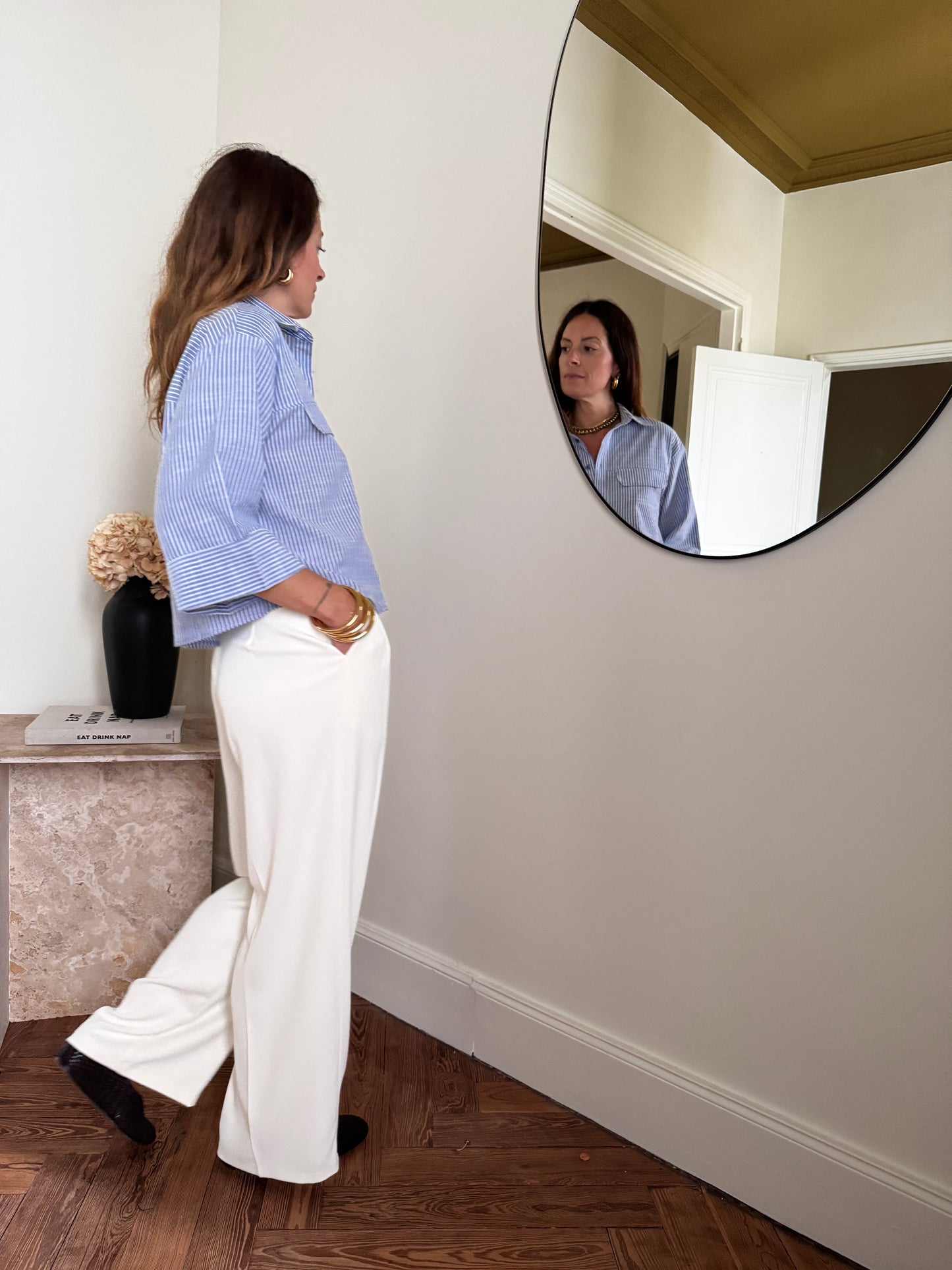 Chemise BIARRITZ bleue