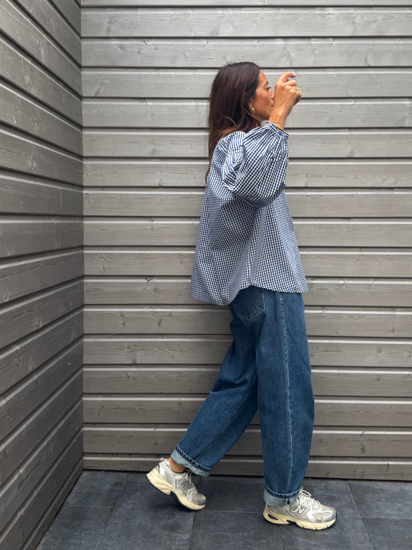 Blouse CASSY Vichy marine