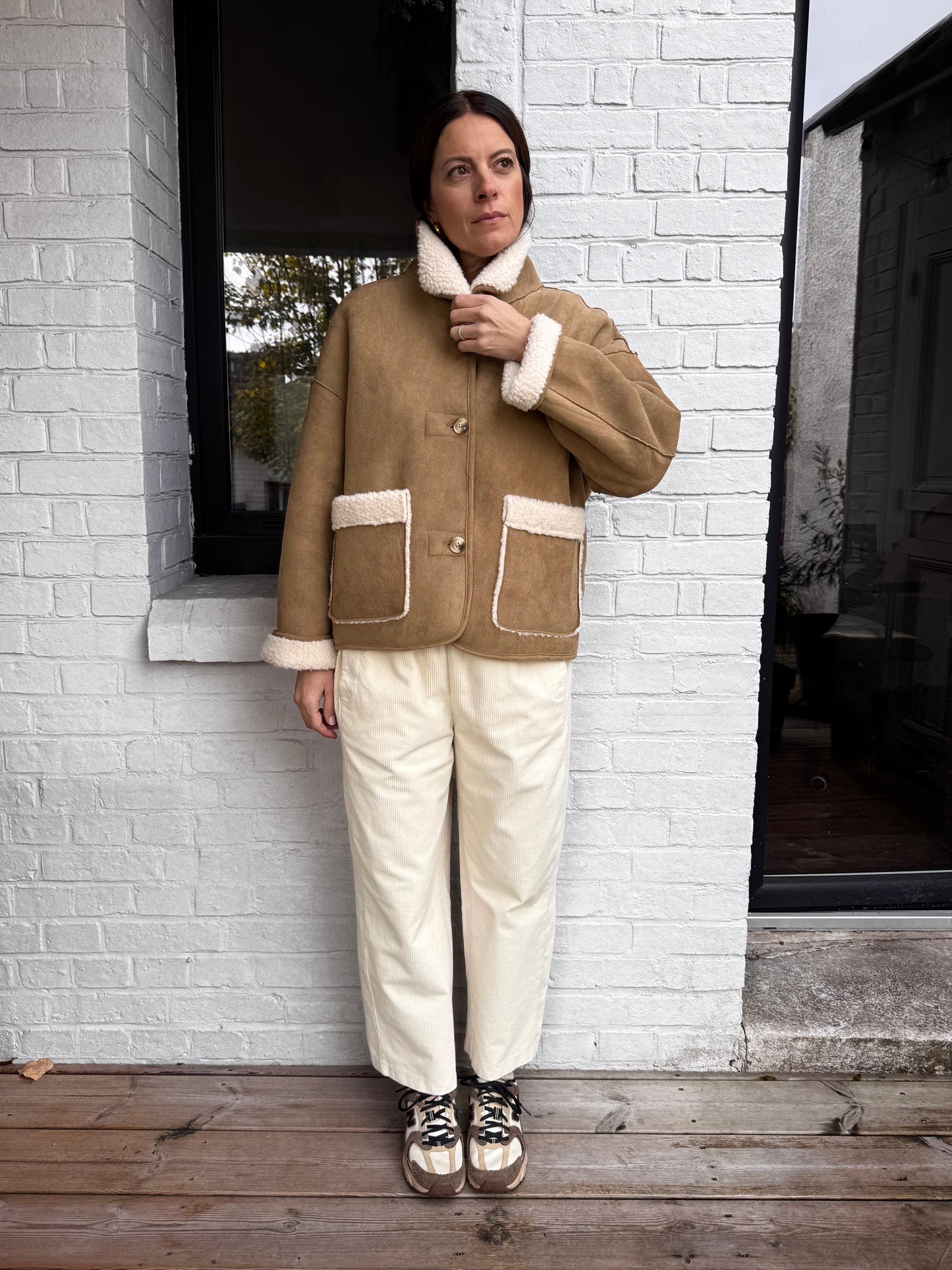 Manteau LAZARE taupe