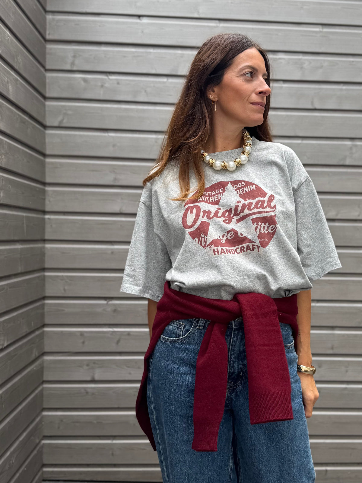 T-shirt HANDCRAFT gris