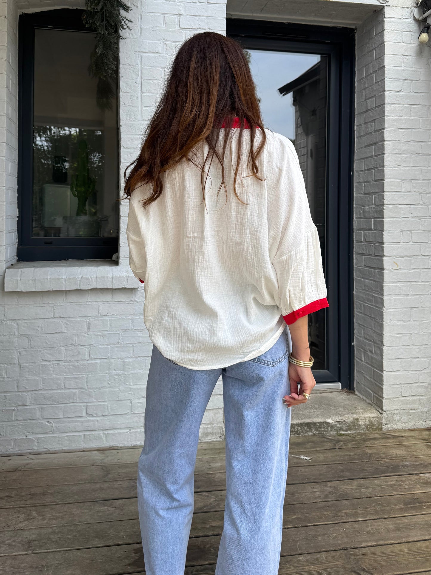 Blouse NORA rouge